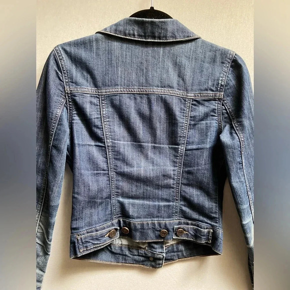 Mavi Short cropped Charlize Jean Jacket Sz  xs - Picture 4 of 13